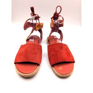 Sam Edelman | Beaded Espadrille Tie Sandals | 8.5 M